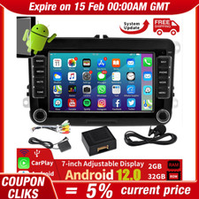 For VW GOLF MK5 MK6 7" Apple Carplay Car Stereo Radio Android 12 Player GPS 32GB