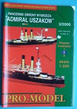 Pro-Model 03 (3/2000) - Russian coast defense ship Admirał Uszakow - cover damag