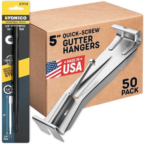 Inch gutter hangers - gutter, pack