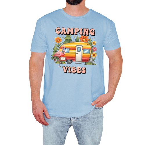 Vintage camping vibes mens - vibes,