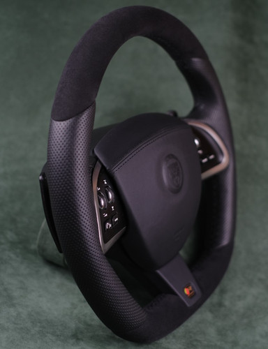 Jaguar custom steering wheel - jaguar,