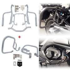 For BMW R1200RT 2005-2013 Engine Guard Crash Bar Front & Rear Protector Silver