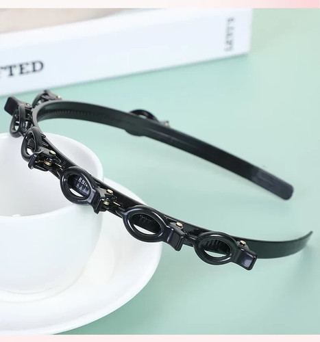 Braided bangs headband women - headband,