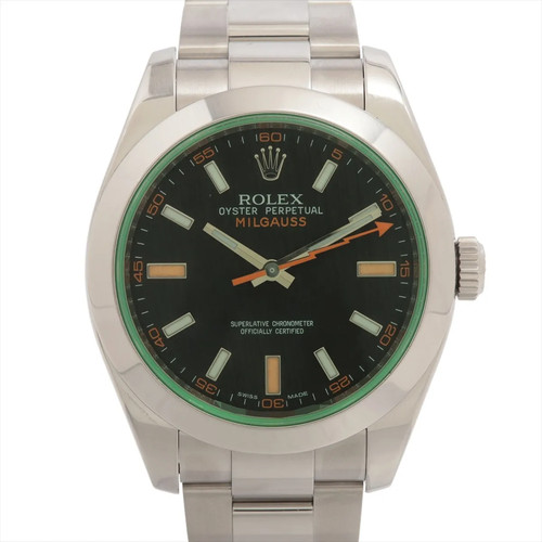 Rolex milgauss 116400gv ss - rolex,
