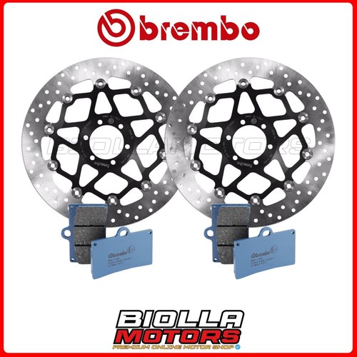 Kit pads discs - discs, brembo