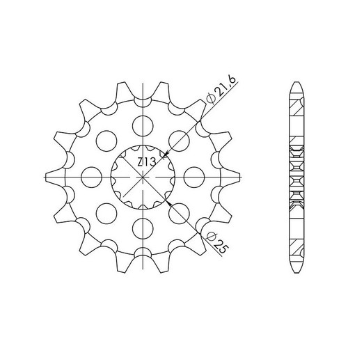 Sgr sprocket p520 - sgr, s