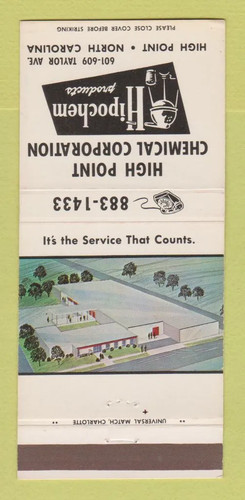 Matchbook cover high - matchbook,