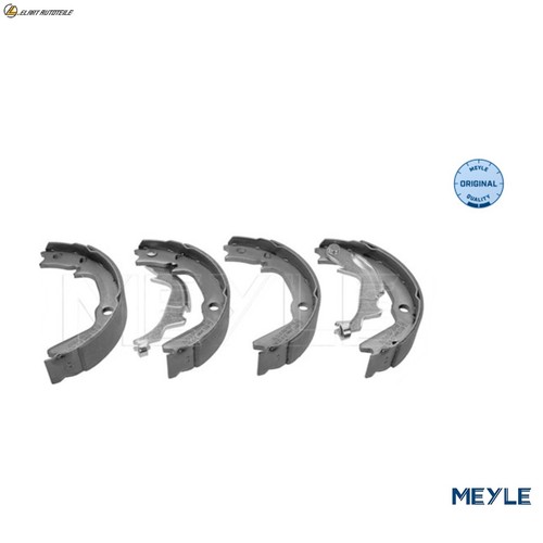 Brake shoe set parking brake