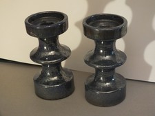Dear Heels for Steuler pair of ceramic candle holders 1960s h.cm15 7.5day