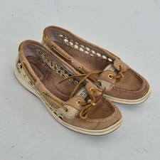SPERRY Boat Shoes 7.5 Tan
