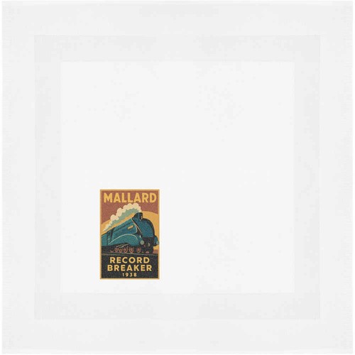 Mallard steam train - steam, napkin