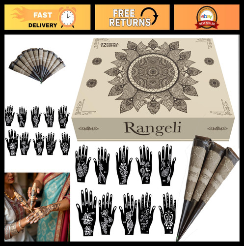 Natural henna cones with - henna,
