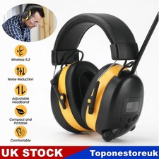 FM Radio Ear Protection Bluetooth Headphones Ear Defenders Ear Muffs Adults