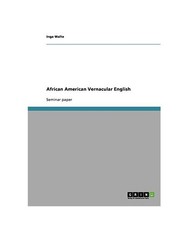 African American Vernacular
