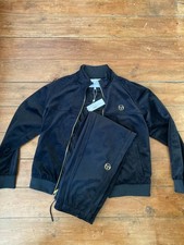 Sergio Tacchini Sovana Velour Full Tracksuit. Black. Large.