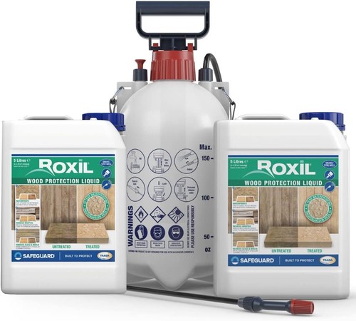 Roxil wood waterproofing - wood,