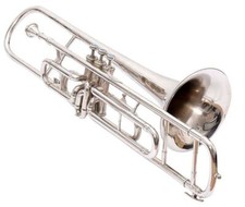 TRUMBONE SILVER FINISH! Bb