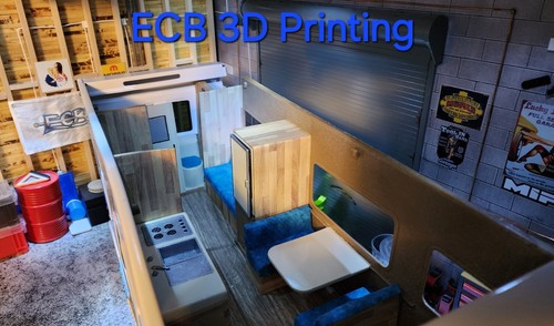 Ecb printing bathroom door - 3d,