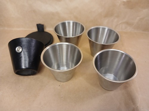 Tiny vintage stirrup cups - tiny,