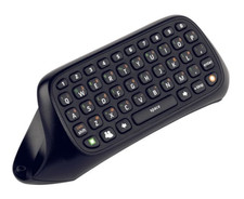 2 x Official Microsoft Xbox 360 Chatpad  - Black, Never Used