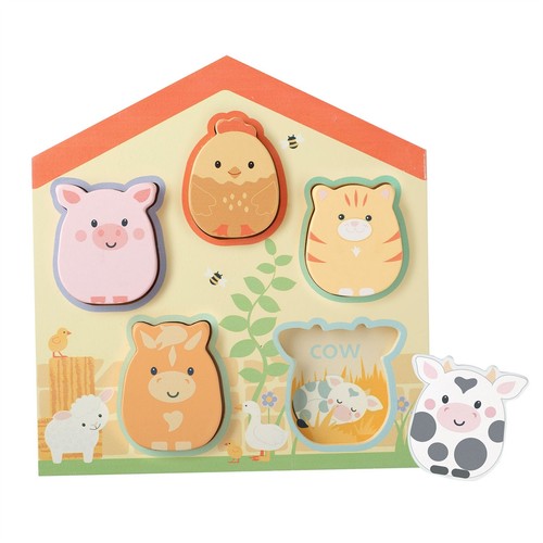 Wooden animal puzzle orange - animal,