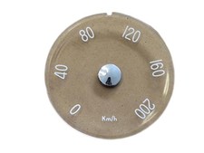 Km/h glass for Volvo P1800 speedometer 1965-1969