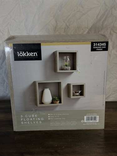 Lokken cube floating shelves - lokken,