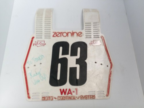 Vintage bmx number - bmx, plate
