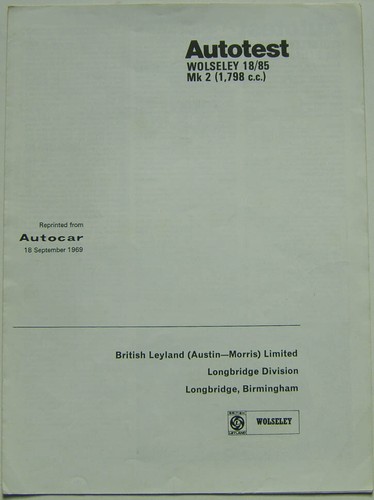 Wolseley 2 1798cc - wolseley,