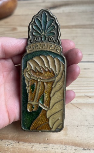Vintage greek enamel brass - vintage,