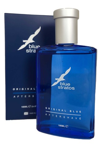 Blue stratos aftershave lotion - blue,