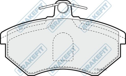 Apec blue front brake - front,
