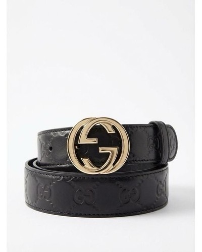Gucci belt black marmont - belt, pale