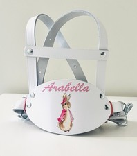 Personalised Traditional Genuine Leather Walking Reins For Baby And Toddler