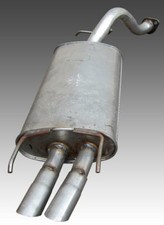 MG ZR 1.4  Big Bore (01-06) Exhaust Rear Box Twin Exit