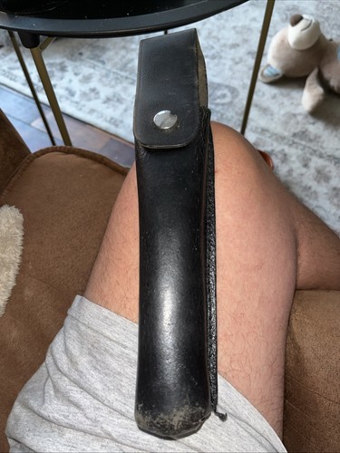 Black leather mace pepper - leather,