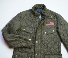 Barbour Steve McQueen Jeffries Quilted Jacket mens Coat top size M Medium USA