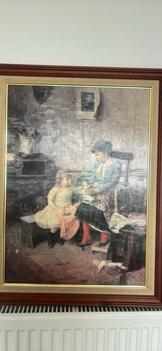 Antique original oil paintings - antique,