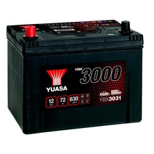 YUASA Car Battery 12V 72Ah 630A T1 Starter SMF Fits Daewoo Musso 3.2 4x4
