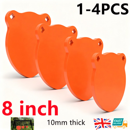 4pcs ar500 steel targets - 8'',