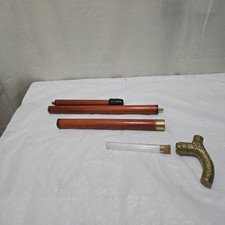 solid brass handled walking