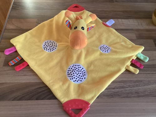 Nuby yellow giraffe comforter - yellow,