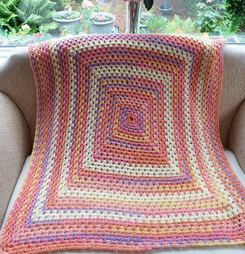 Handmade crochet cot lap - crochet, or