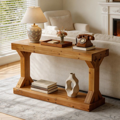 Farmhouse console table - farmhouse,