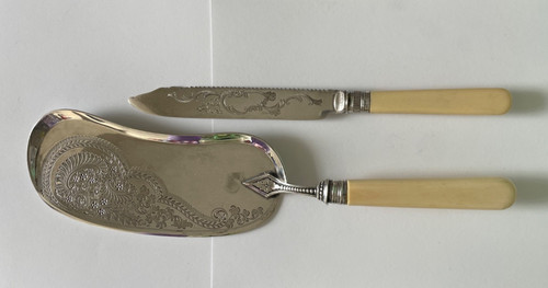 Vintage silver plated crumb - vintage,