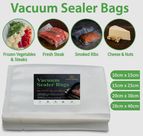 Textured vacuum sealer bags - textured,
