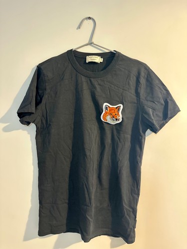 Maison kitsune black - black, t-shirt