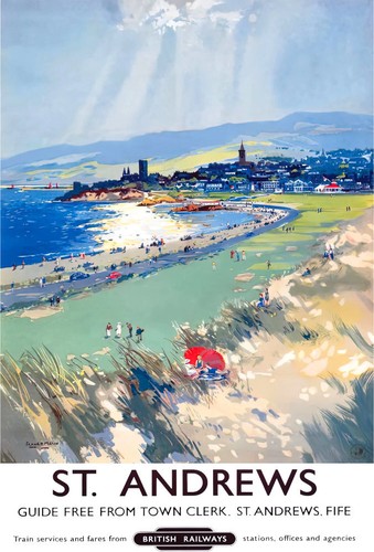 Vintage poster andrews fife - vintage,