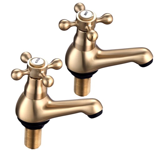 Victorian pair basin - pair, taps