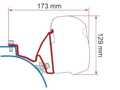 Fiamma f43 van - fiamma, awning